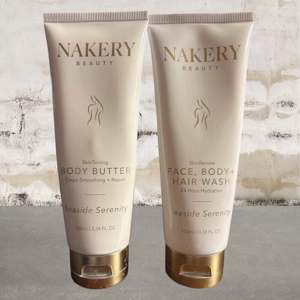 Nakery Bundle - SkinRenew Face, Body, Hair Wash & Body Butter NEW